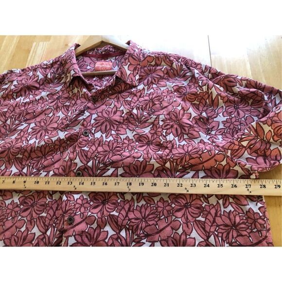 Tommy Bahama Silk  Short Sleeve Button Up Hawaiian Shirt Size XXL - Picture 6 of 9